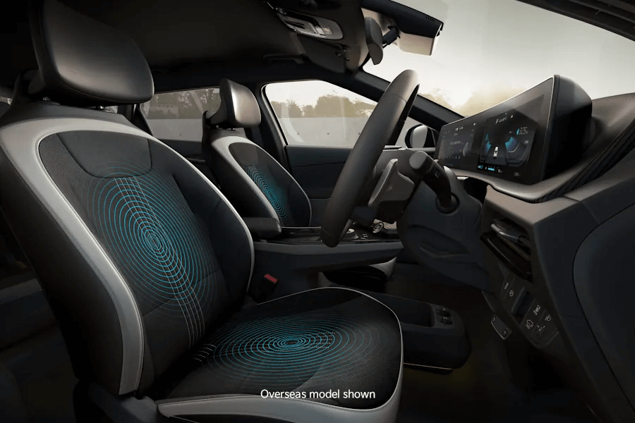 Heated & ventilated front seats
