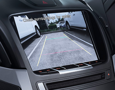 SatNav and Reversing Camera Image