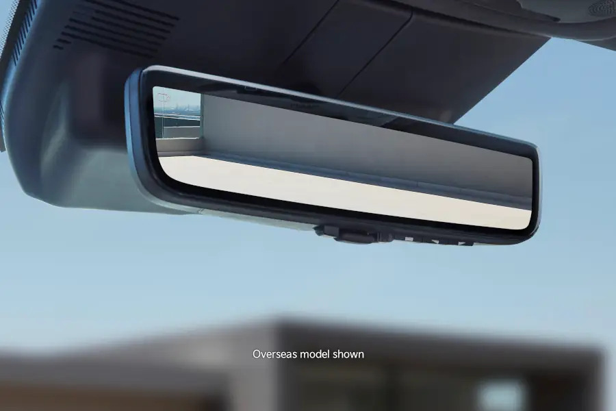 Digital centre mirror