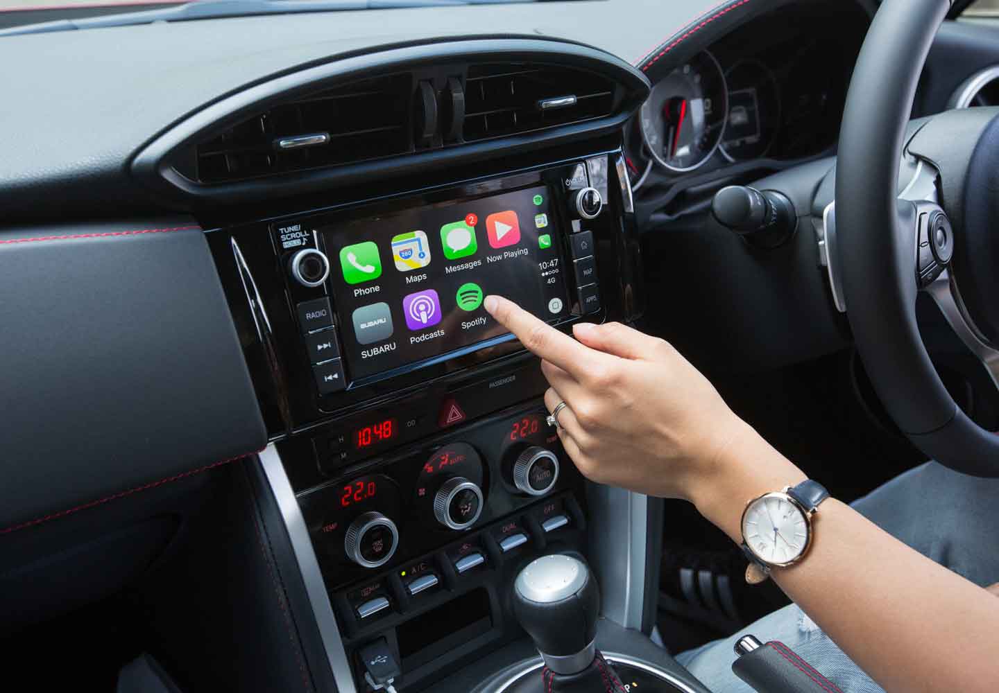 BRZ Apple CarPlay and Android Auto connectivity 