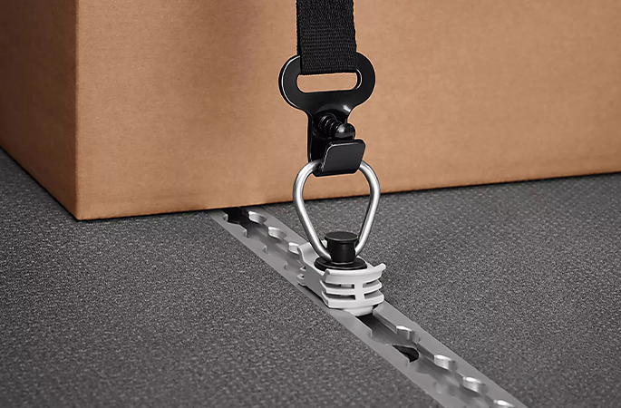 Tie-down belt fitting set