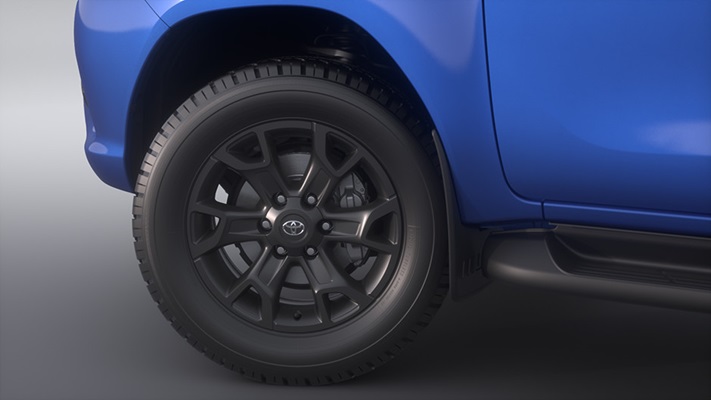 <img src="18" Alloy Wheels (shown in Matte Black)
