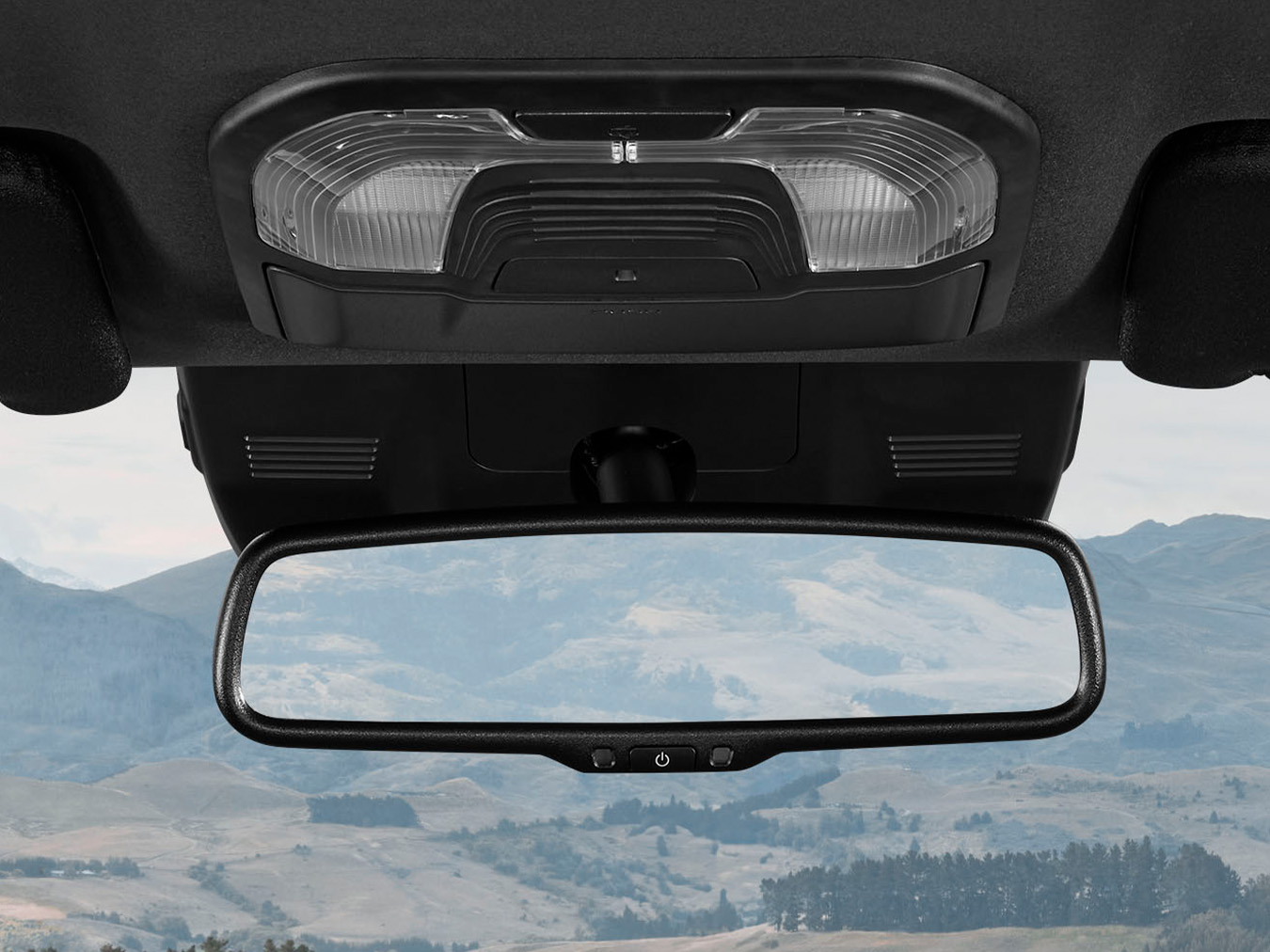 Auto-Dimming Mirror Image