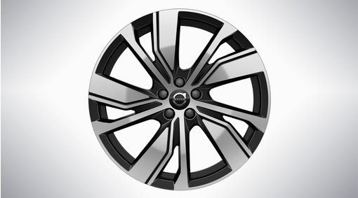 20" 5-Double Spoke Black Diamond Cut