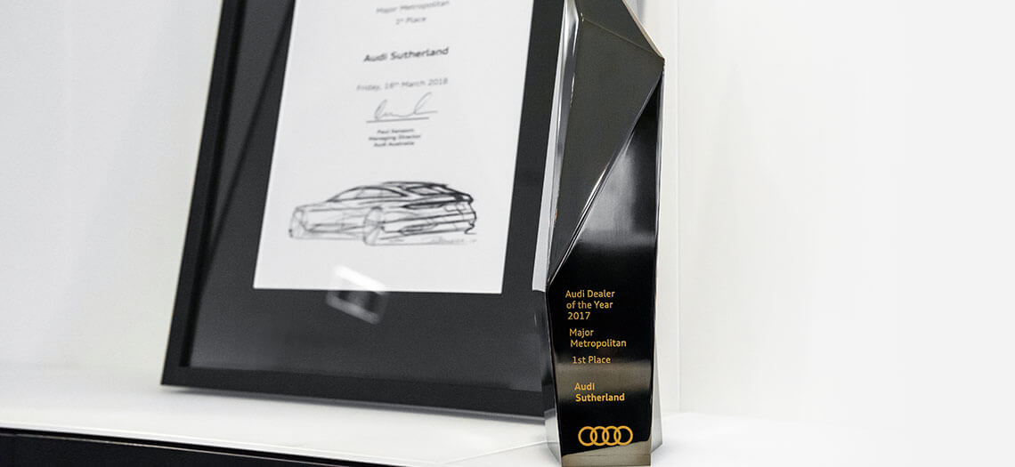 Audi Sutherland wins 2017 Major Metropolitan Dealer of the Year
