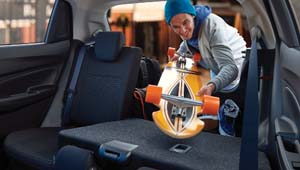 Swift Increased cabin and boot space