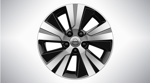 16" 5-Spoke Black Diamond Cut - 1072
