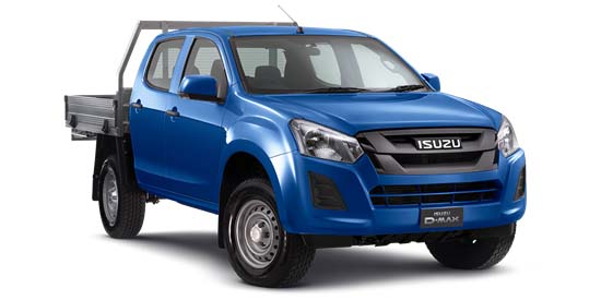 2018 Isuzu UTE D-MAX -- 4x4 SX Crew Cab Chassis Crew cab