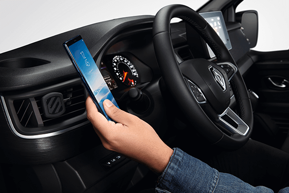 Portable smartphone holder - vent mounted - magnetic