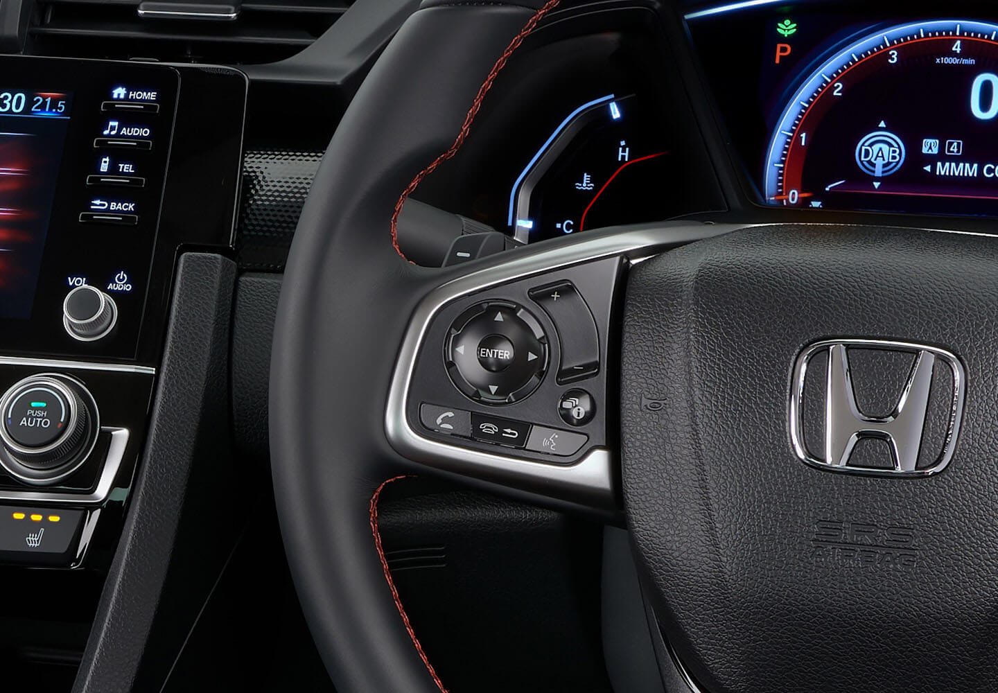 Civic Sedan Steering-wheel Mounted Controls