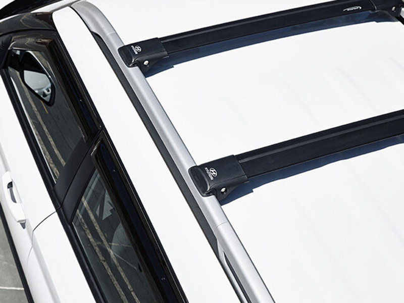 Hyundai genuine roof racks flush