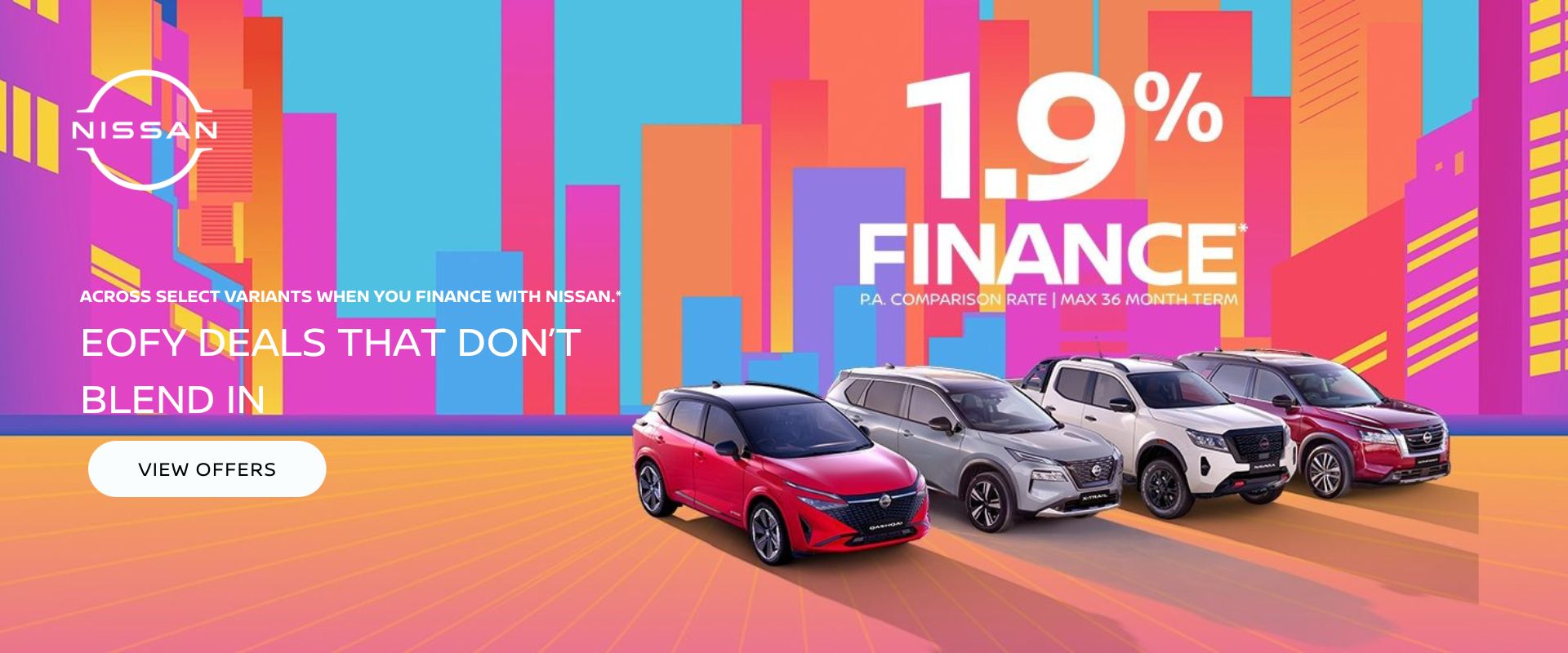 EOFY Deals That Dont Blend In. Nissan Offers.