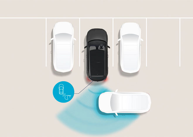 Rear Cross-Traffic Collision-Avoidance Assist (RCCA) Image