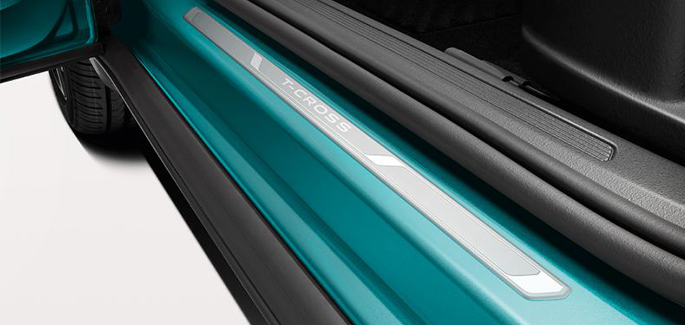 Door sill protection plate