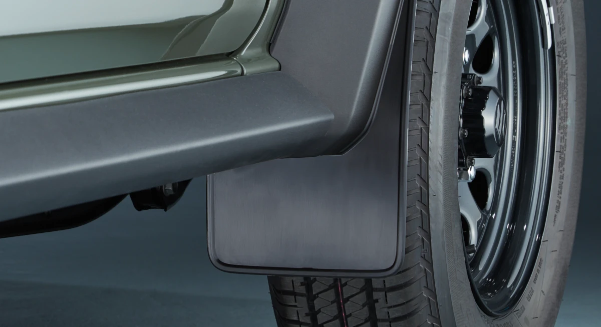 Jimny - Black Front Mud Flap Set