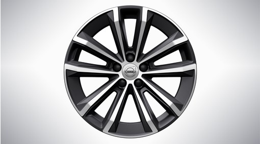 18" 5-Double Spoke Matt Black Diamond Cut - 1039