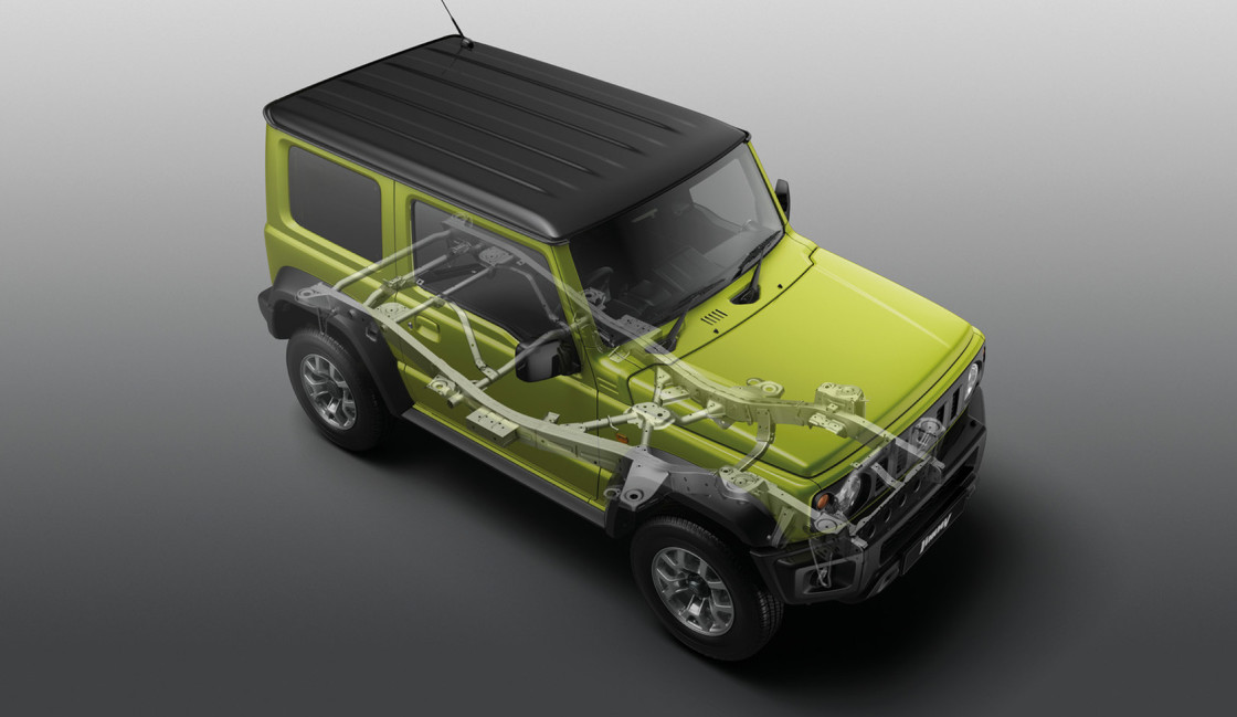Rigid ladder frame