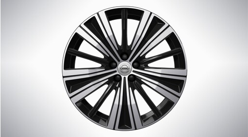 20" 5-Multi Spoke Black Diamond Cut - 1186