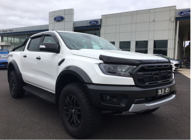 2020 Ford Ranger Raptor PX MkIII Semi-Automatic Arctic White