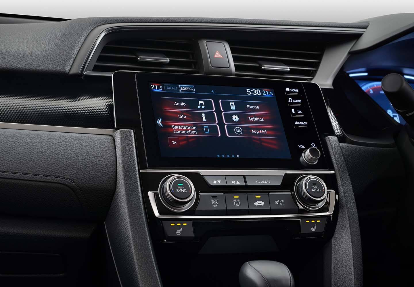 Civic Sedan 7-inch Display