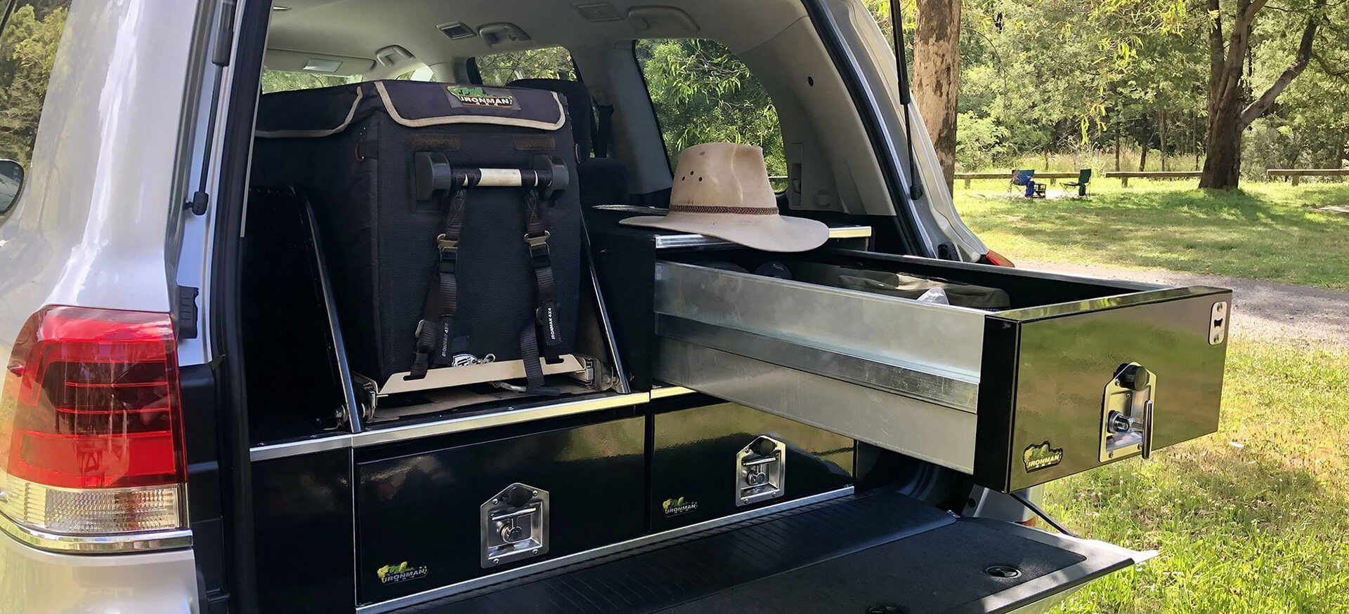 Home - RV Storage Solutions - 4WD Rear Drawers