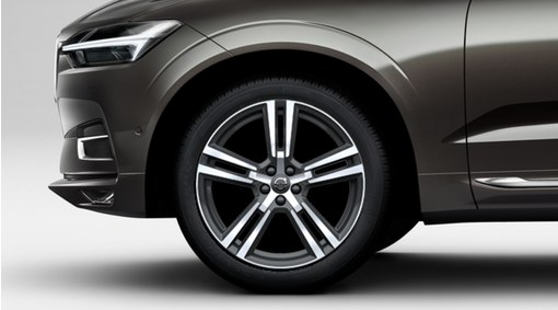 Complete wheels, 20&quot; 5-Double Spoke Tech Black Diamond Cut - C1011