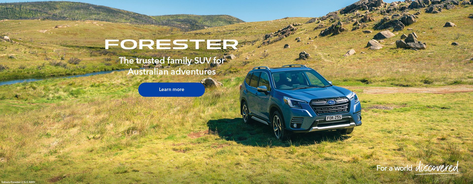 Forester. The trusted family SUV for Australian adventures
