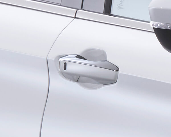 Chrome door handle accent 