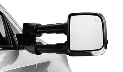 Clearview Compact Towing Mirrors - Power Fold & Heated - Black (For LS-U Models Only)