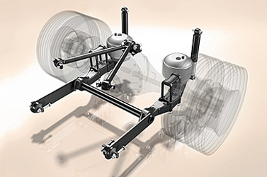 Atego Three types of suspension