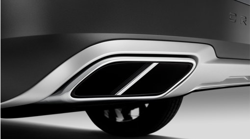 End pipes, double integrated