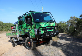 2022 MY20 Fuso Canter  4X4 CREW CAB  TOY HAULER  Tray dropside