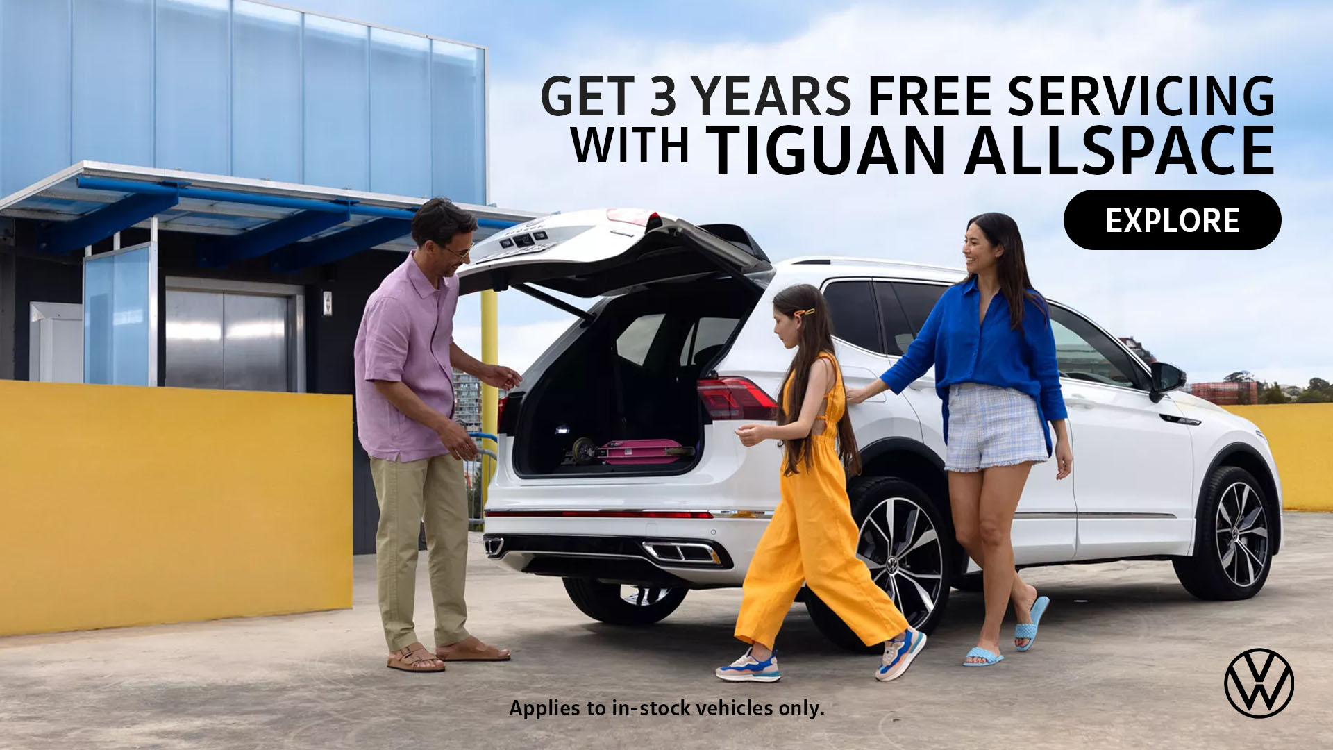 Get 3 Years Free Servicing with Tiguan Allspace