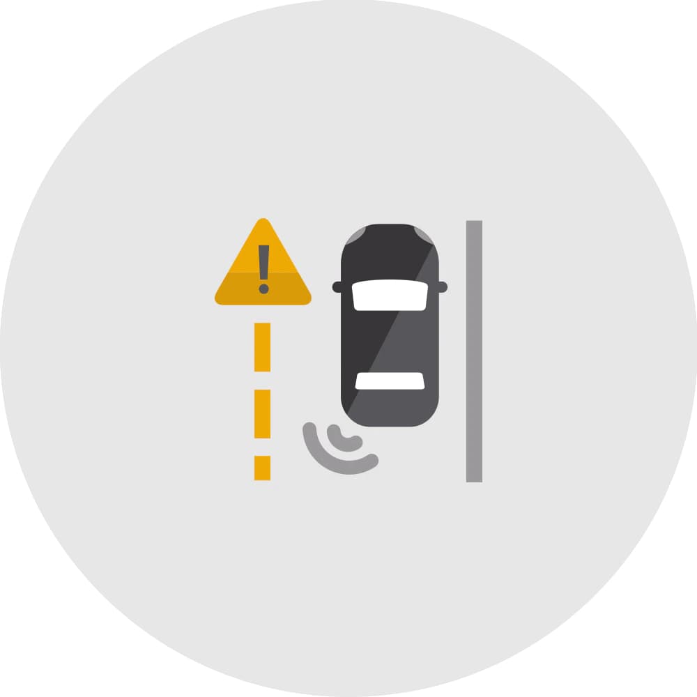 LANE CHANGE ALERT WITH SIDE BLIND ZONE ALERT Image