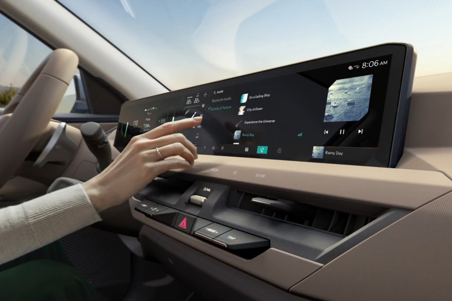 Integrated panoramic display