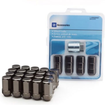 Wheel Lock &amp; Lug Nut Kit Black