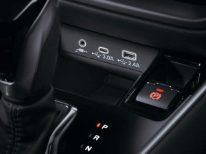 Front and rear charging ports Image