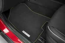 <img src="Tailored carpet floor mats (set of 4) - yellow edging.