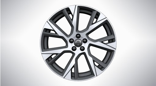 21" 7 -Open Spoke Matt Tech Black Diamond Cut Alloy Wheel - C006