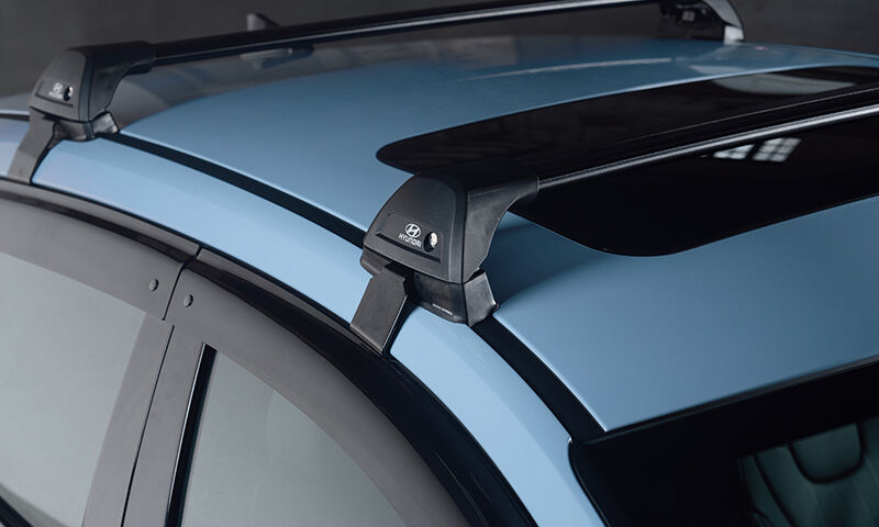 Hyundai genuine roof racks - flush
