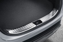 Chrome trunk sill protector