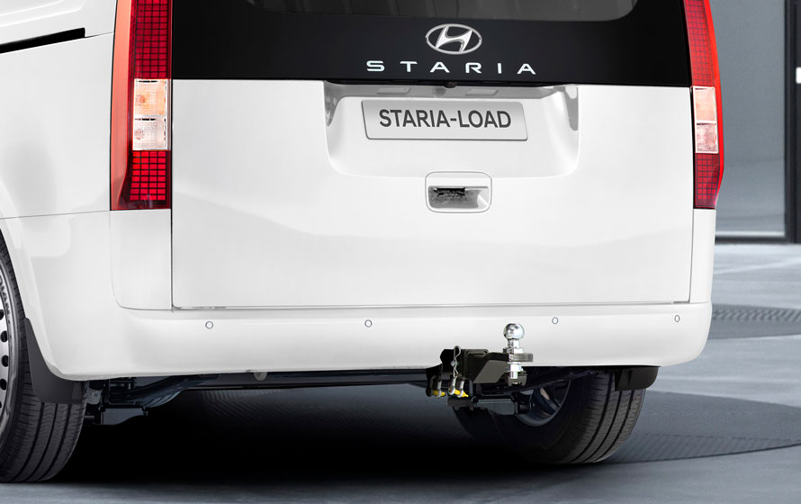 Staria-Load 2.5 tonne towing capacity.