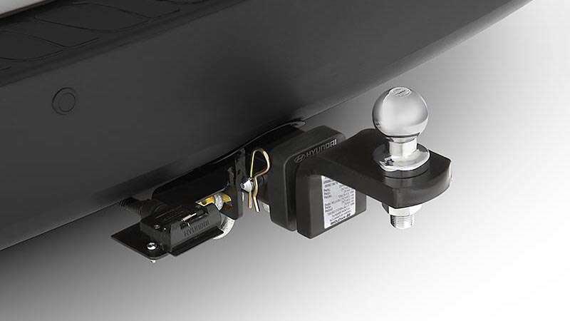 <img src="Towbar, towball and trailer wiring harness.