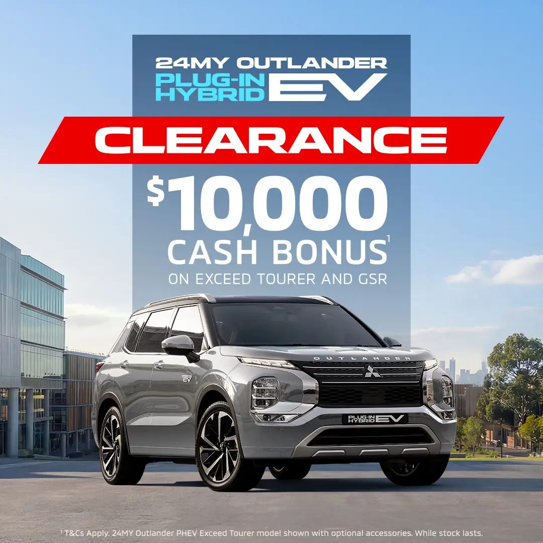 Don’t miss the 24MY Outlander PHEV Clearance Sale!