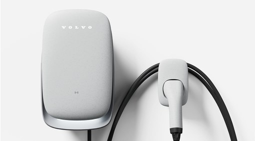Volvo wallbox with integrated charging cable