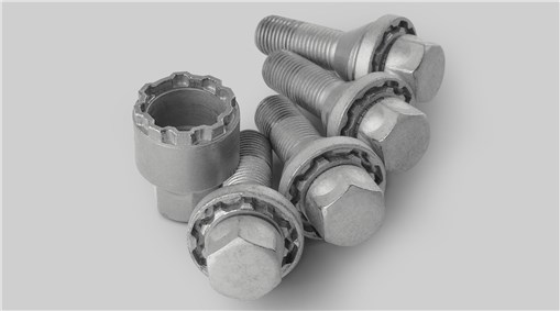 Locking wheel bolts and wheel bolts