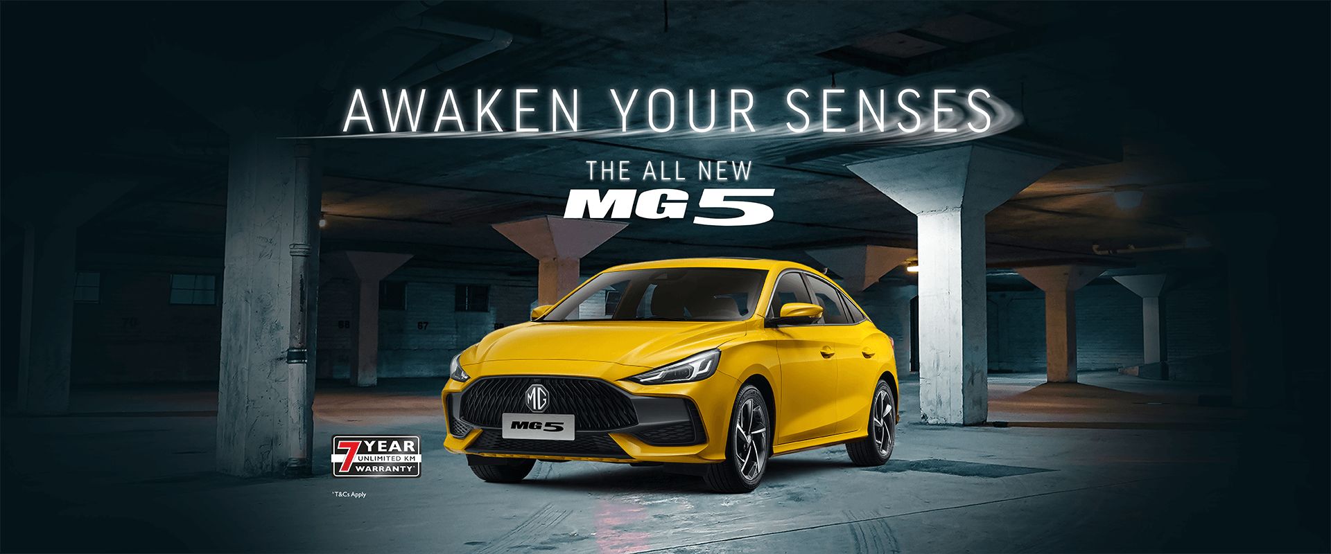 The All New MG5. Awaken Your Senses.