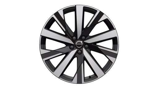 20&quot; 5-Multi Spoke Black Diamond Cut - 1284