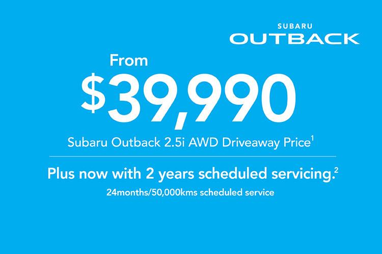 2019 Plate Clearance: Outback 2.5i AWD