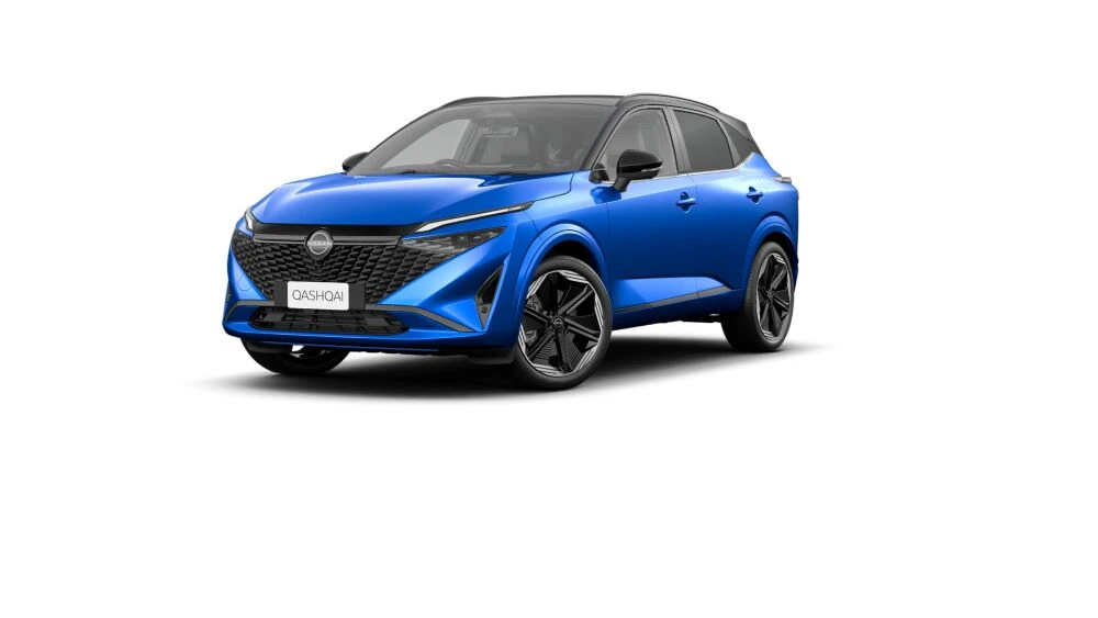 Two-Tone Magnetic Blue and Black Onyx Roof